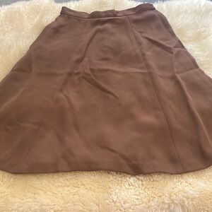 Brown swing skirt size 6